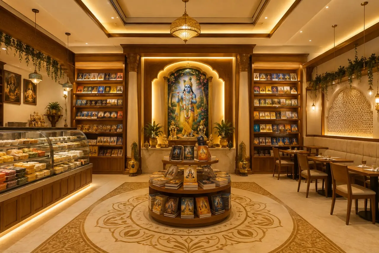 Book & Prasadam Counter