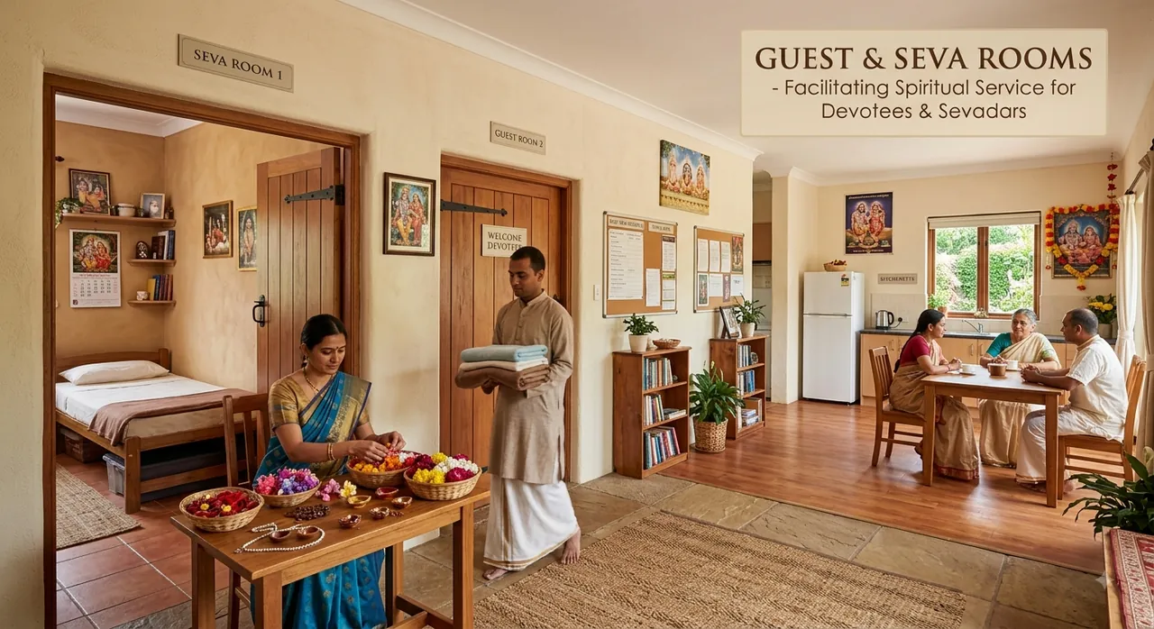 Guest & Seva Rooms